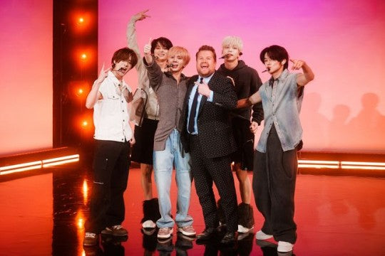 TXT - Sugar Rush Ride, 2nd appearance on the US " James Codon Show ".
