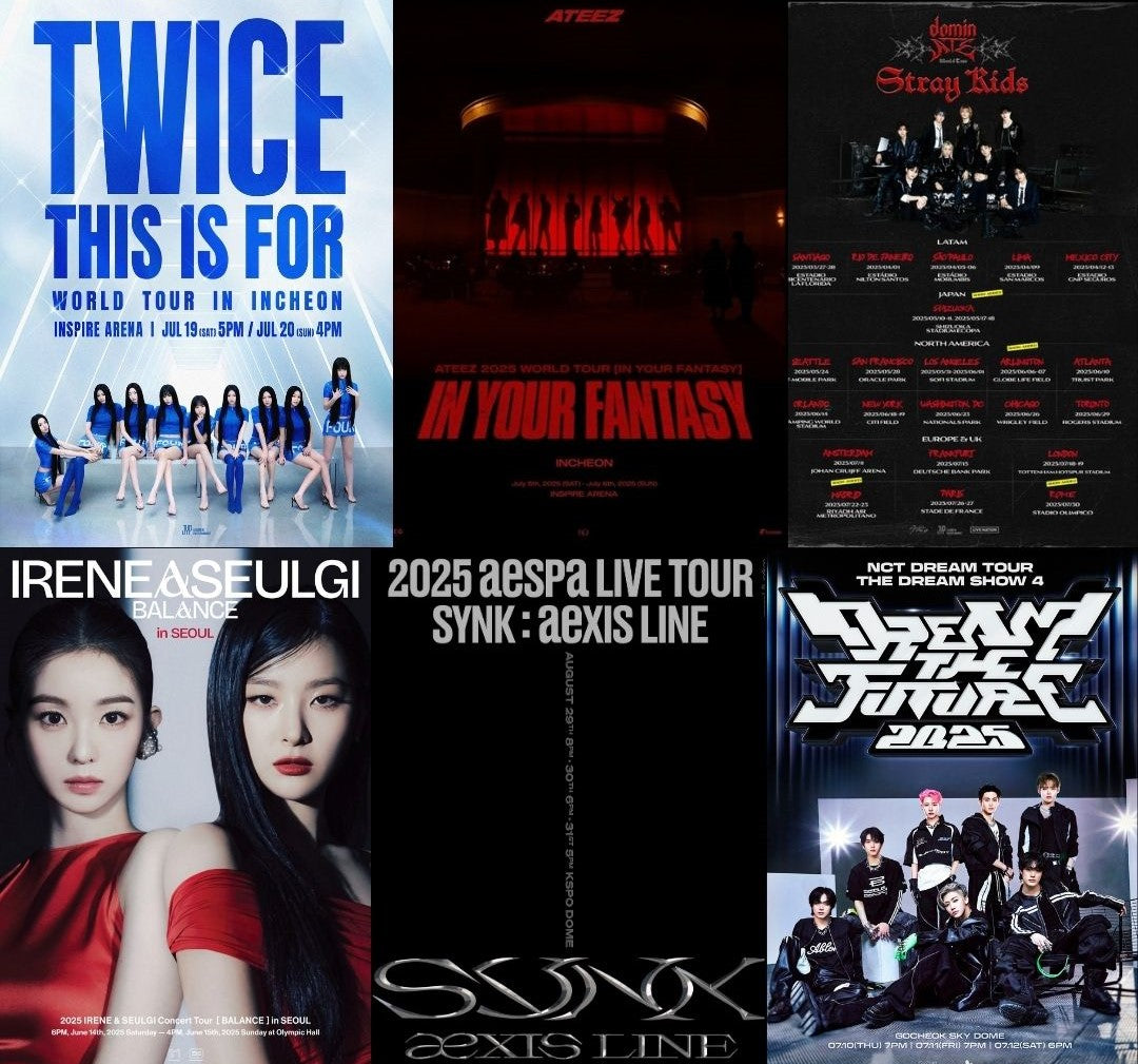 Upcoming World Tour: BLACKPINK, ATEEZ, NCT, TWICE And More