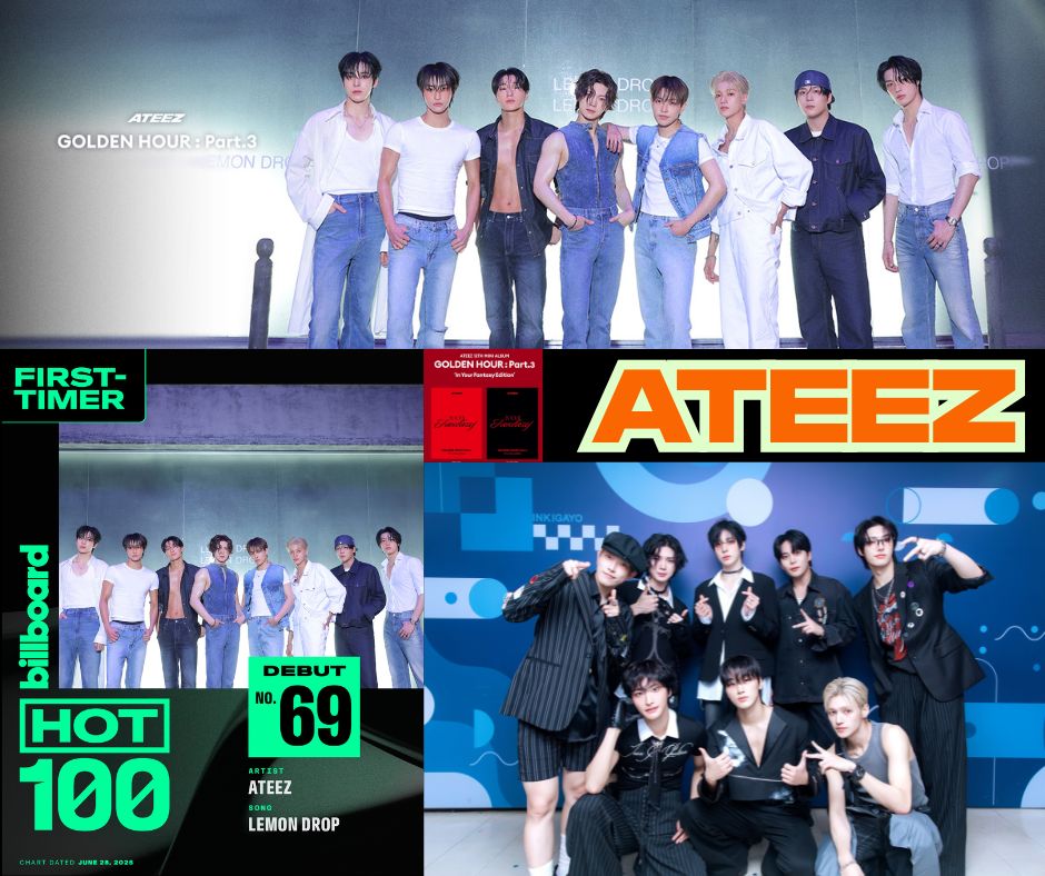 ATEEZ Makes into Billboard Charts
