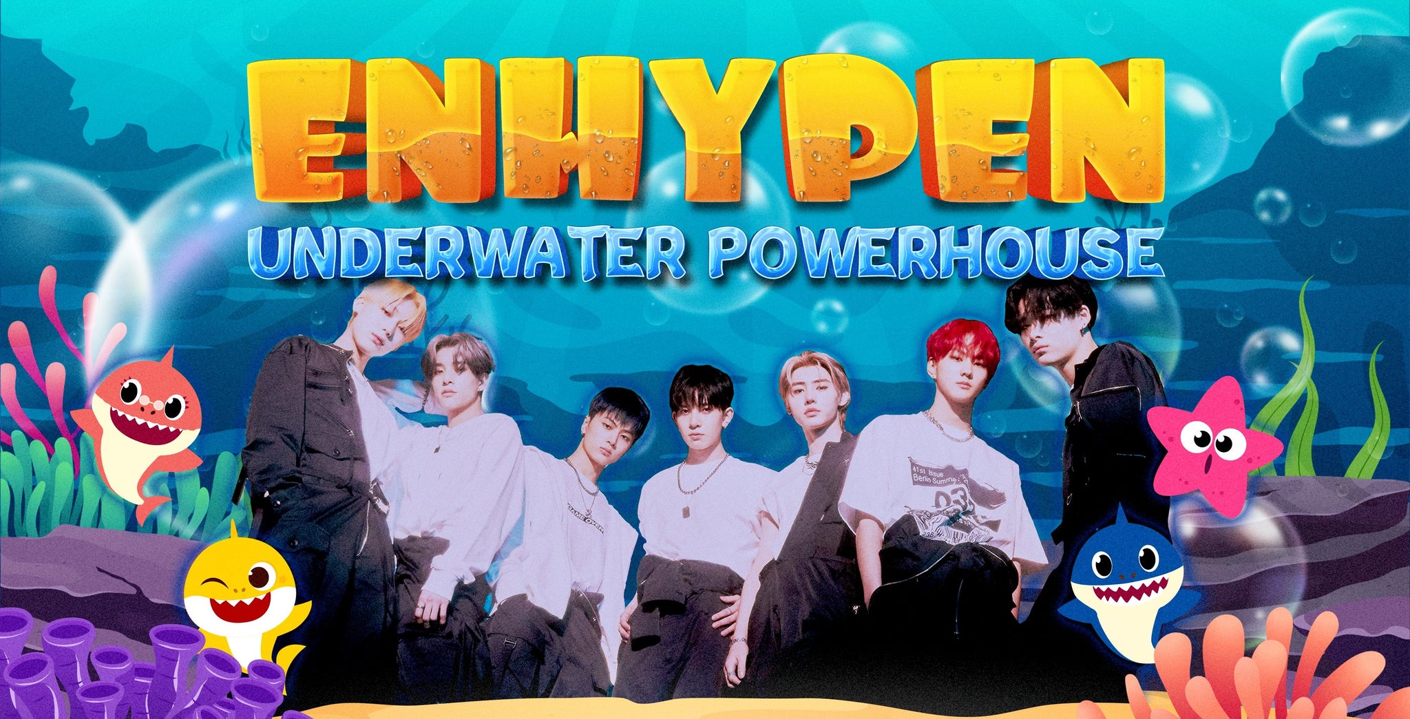 [Kpop Planet News] ENHYPEN Sing Korean Version of Baby Shark "Keep Swimmin' Through"
