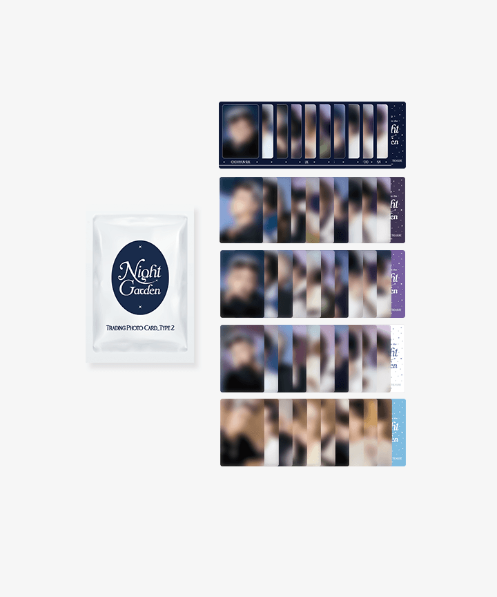 TREASURE - [ NIGHTGARDEN ] Trading Photo Card_Type 2