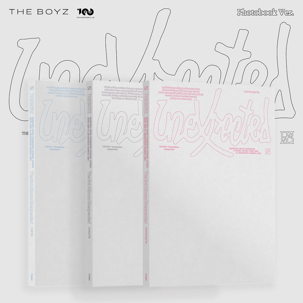 THE BOYZ - Unexpected (Photobook ver.) (Discounted Sealed Album)