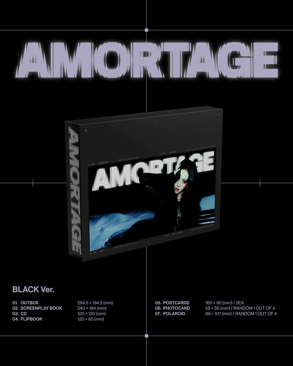 BLACKPINK JISOO  - AMORTAGE (DELUXE EDITION)