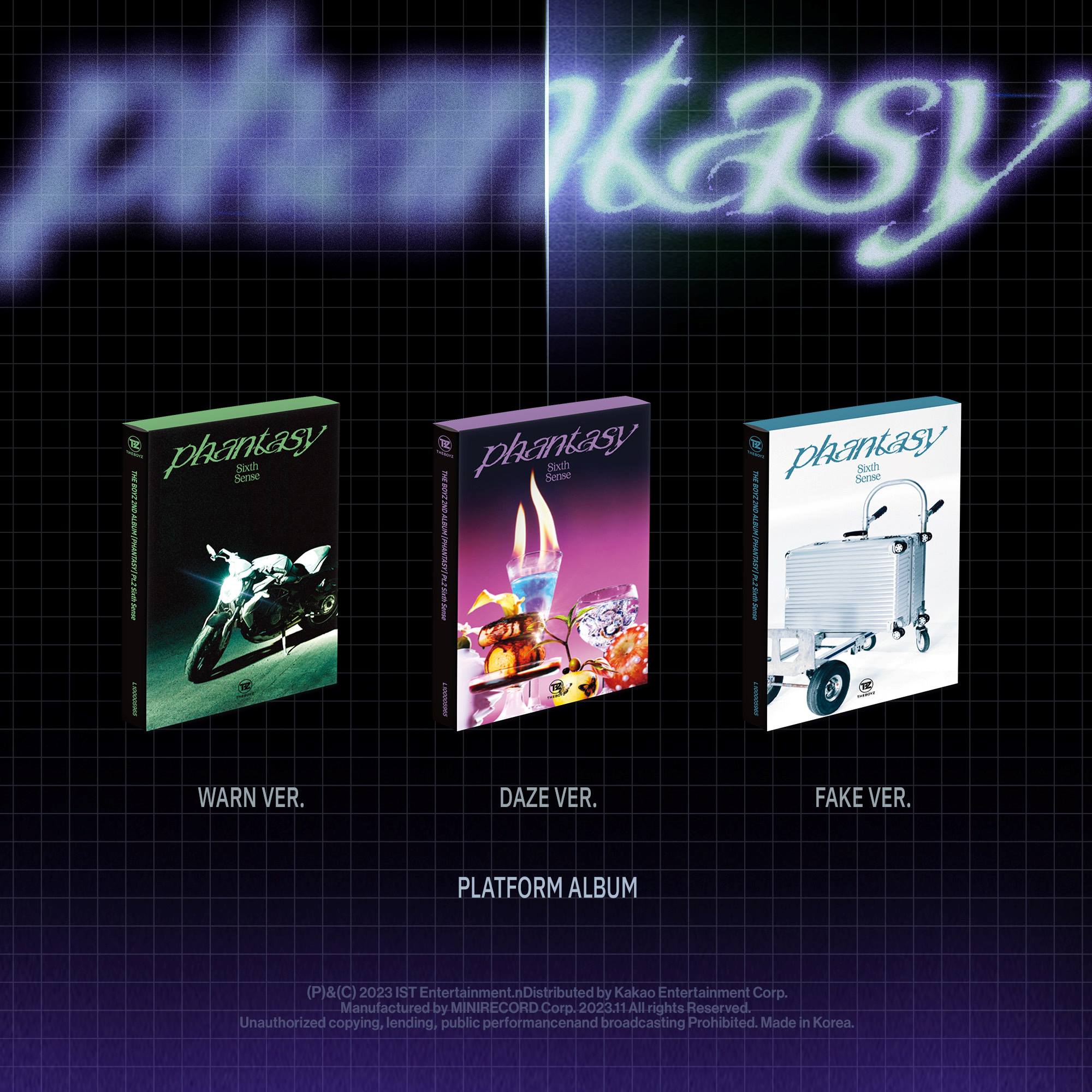 THE BOYZ - PHANTASY_ Pt.2 Sixth Sense (Platform ver.) (Discounted Sealed Album)