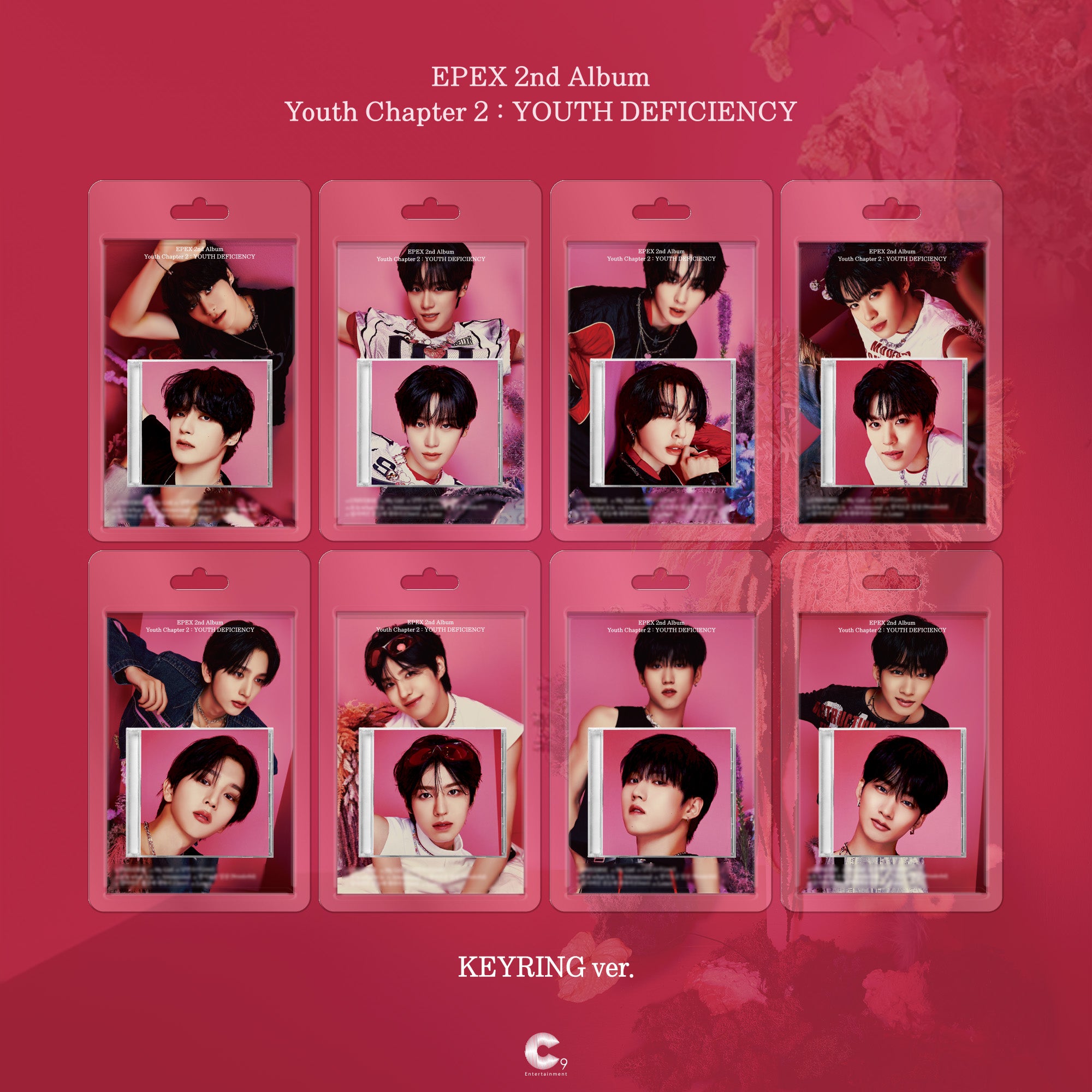 EPEX - Youth Chapter 2 : YOUTH DIFFICIENCY (Keyring Album ver.)