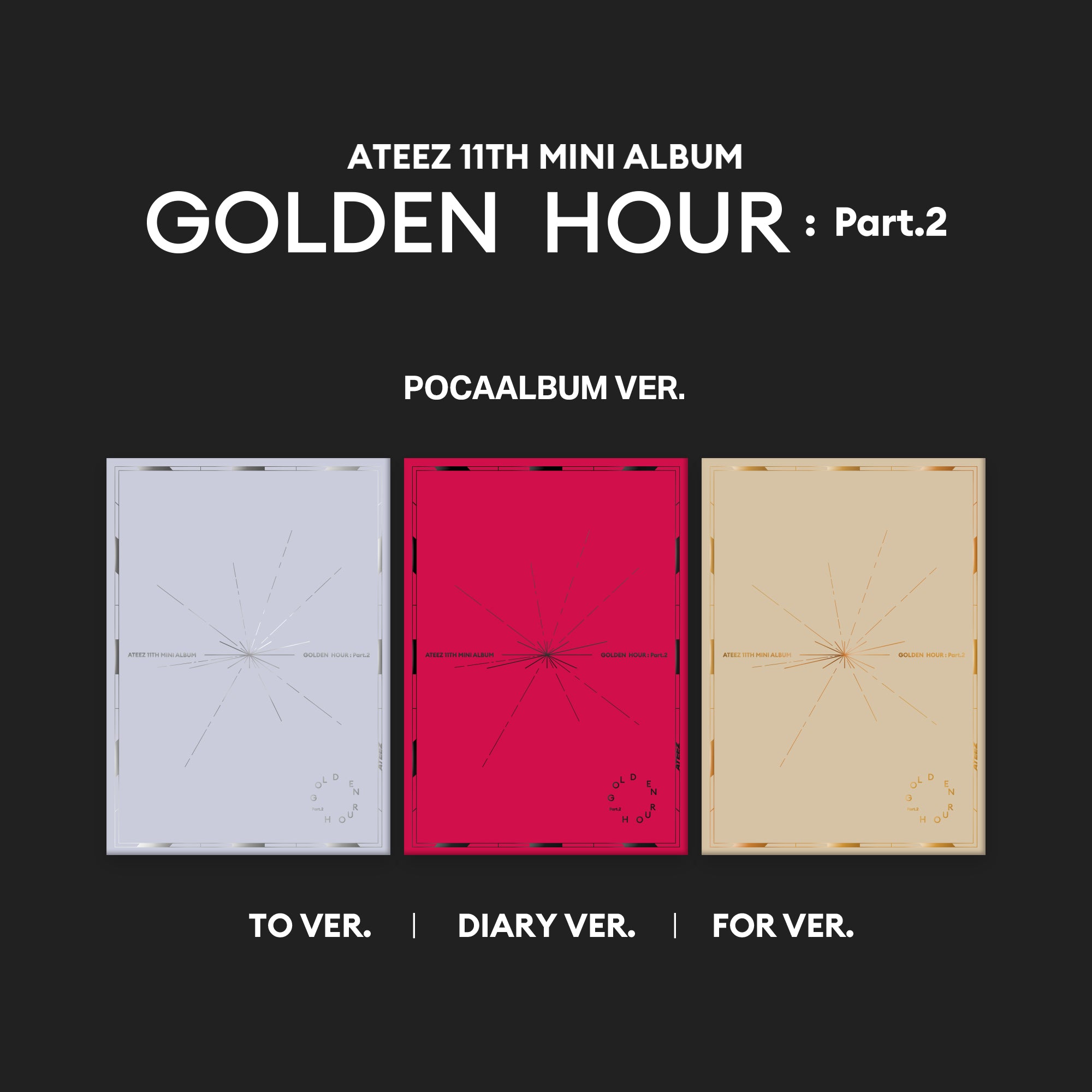 ATEEZ - GOLDEN HOUR : Part.2 (POCAALBUM ver.)