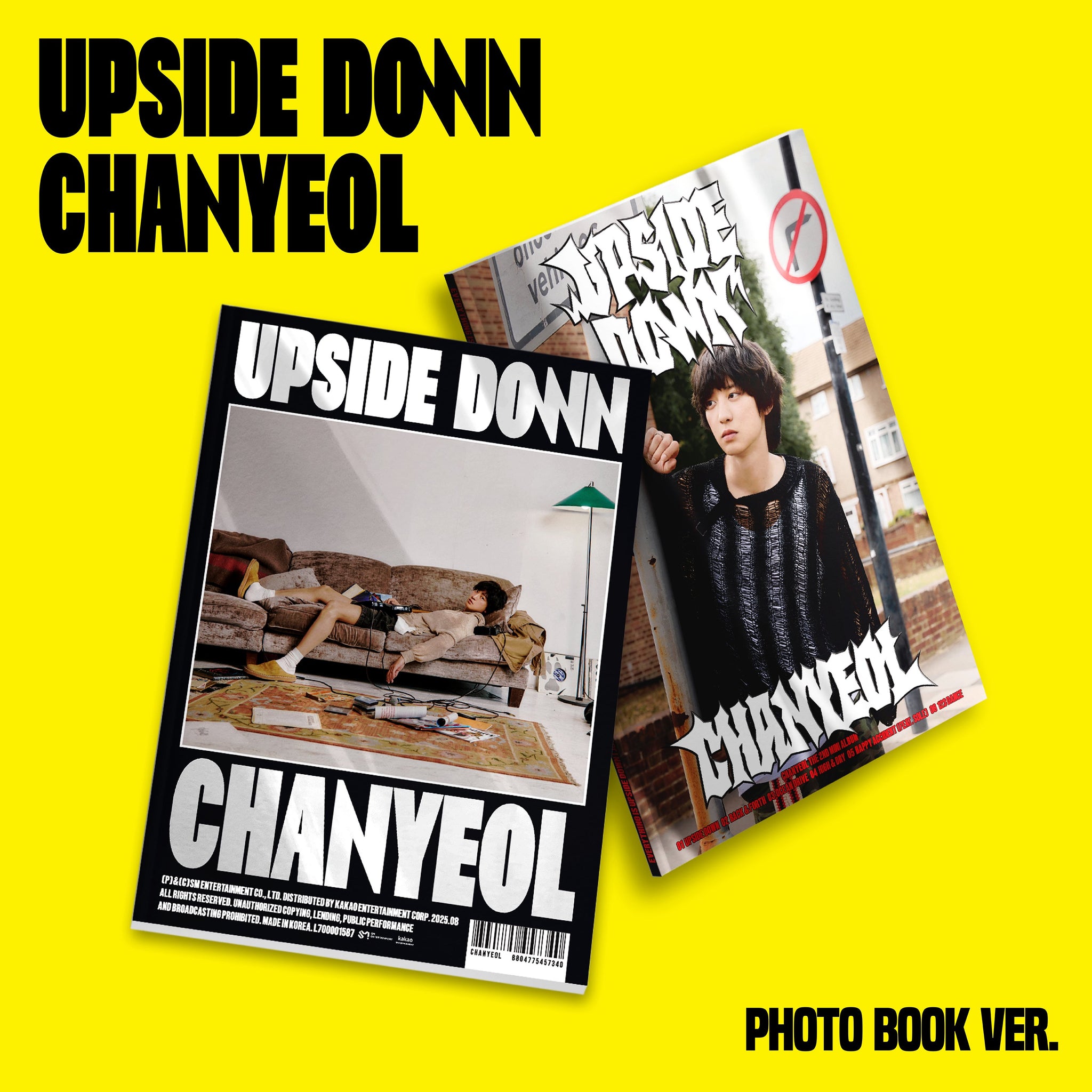 EXO CHANYEOL  - Upside Down  (Photo Book Ver.)