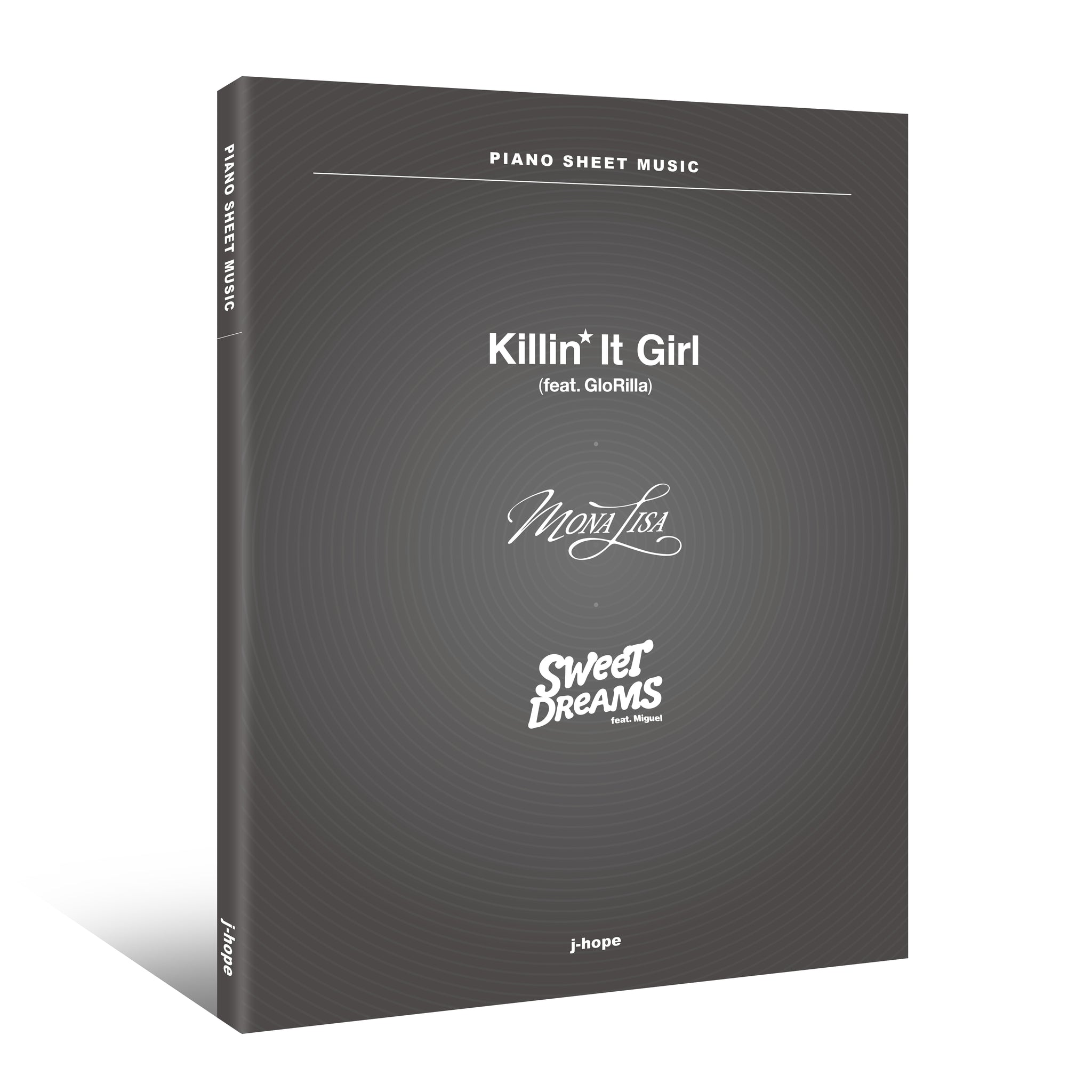 BTS J-HOPE - PIANO SHEET MUSIC : j-hope (Package)