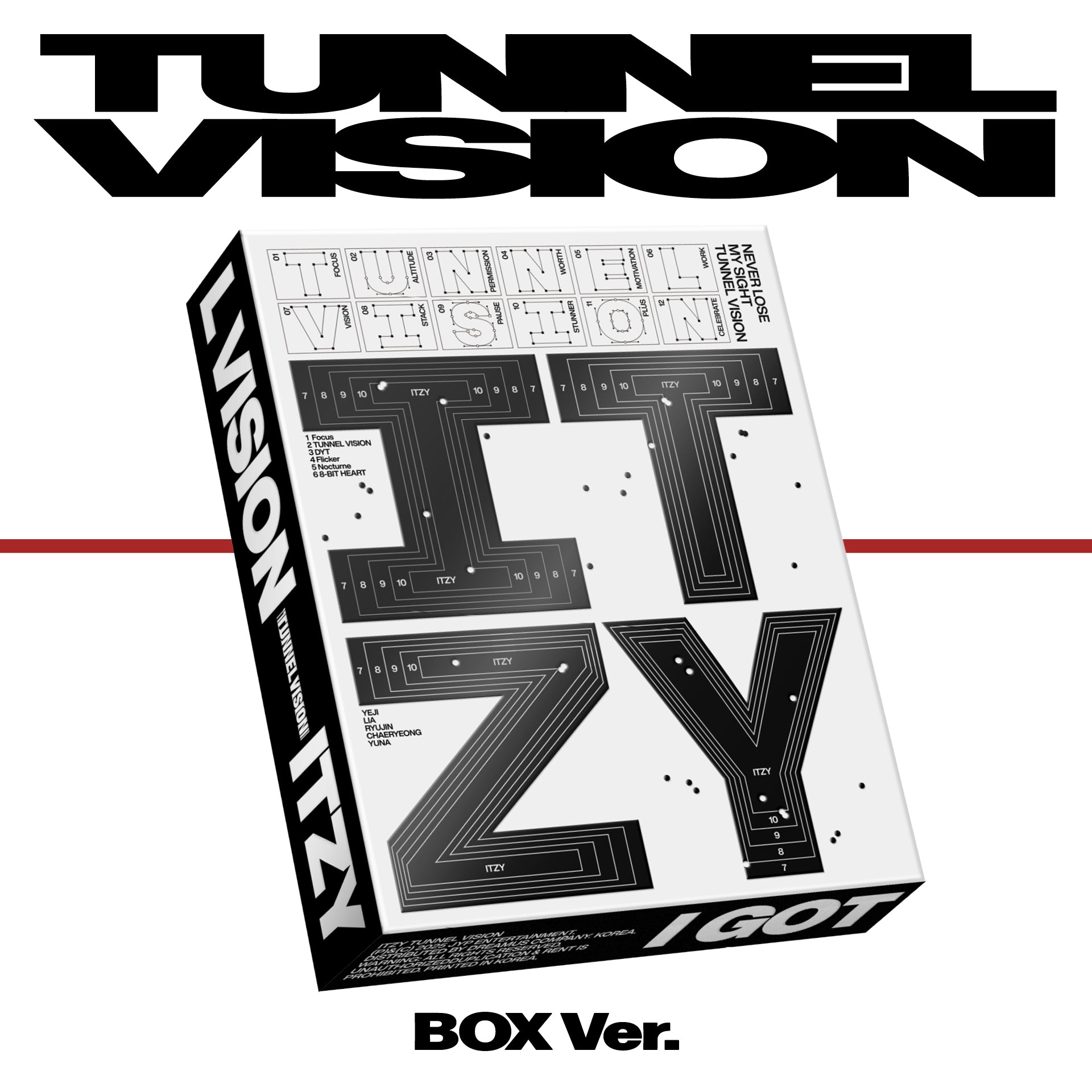 ITZY - TUNNEL VISION  (Box ver.)