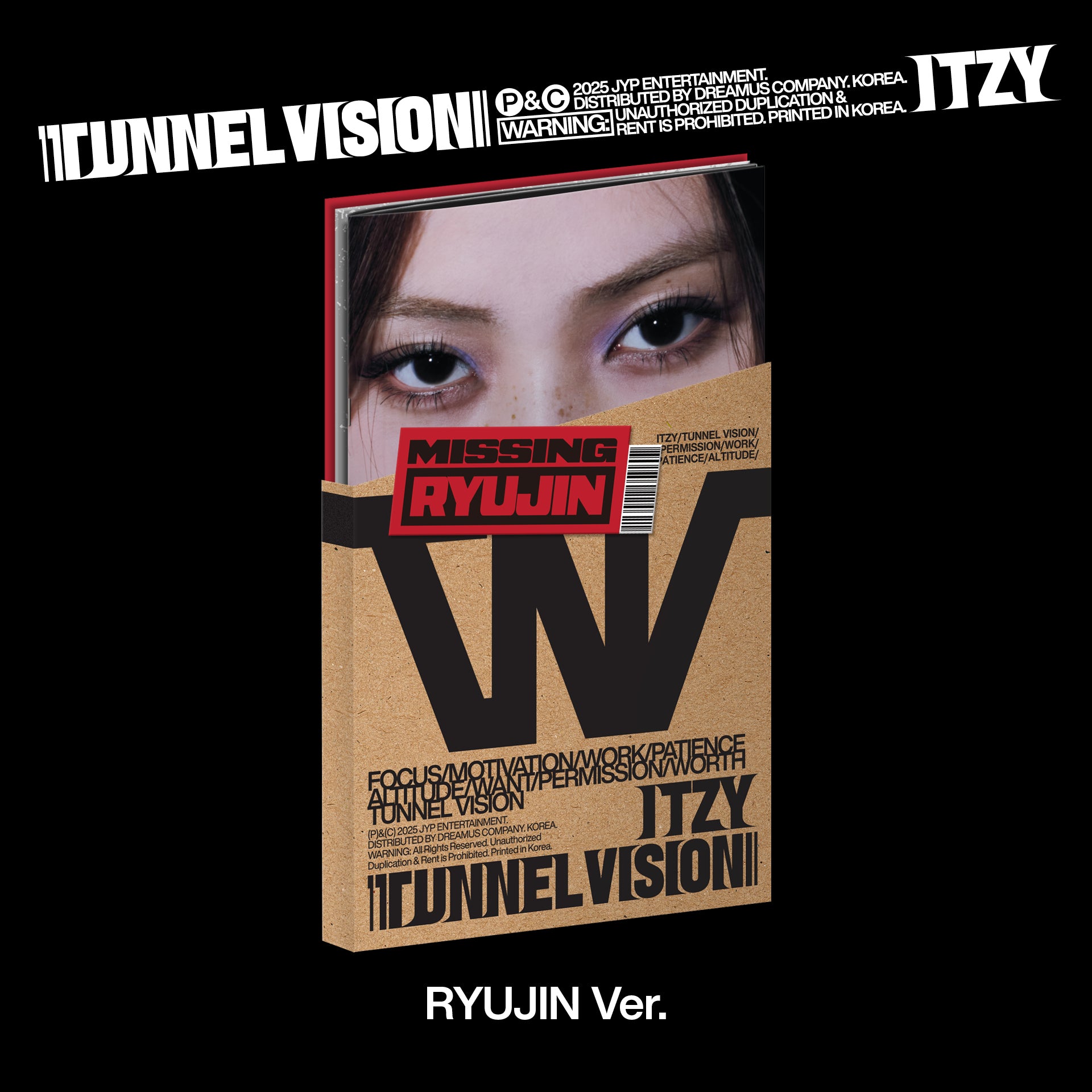ITZY - TUNNEL VISION  (Member ver.)