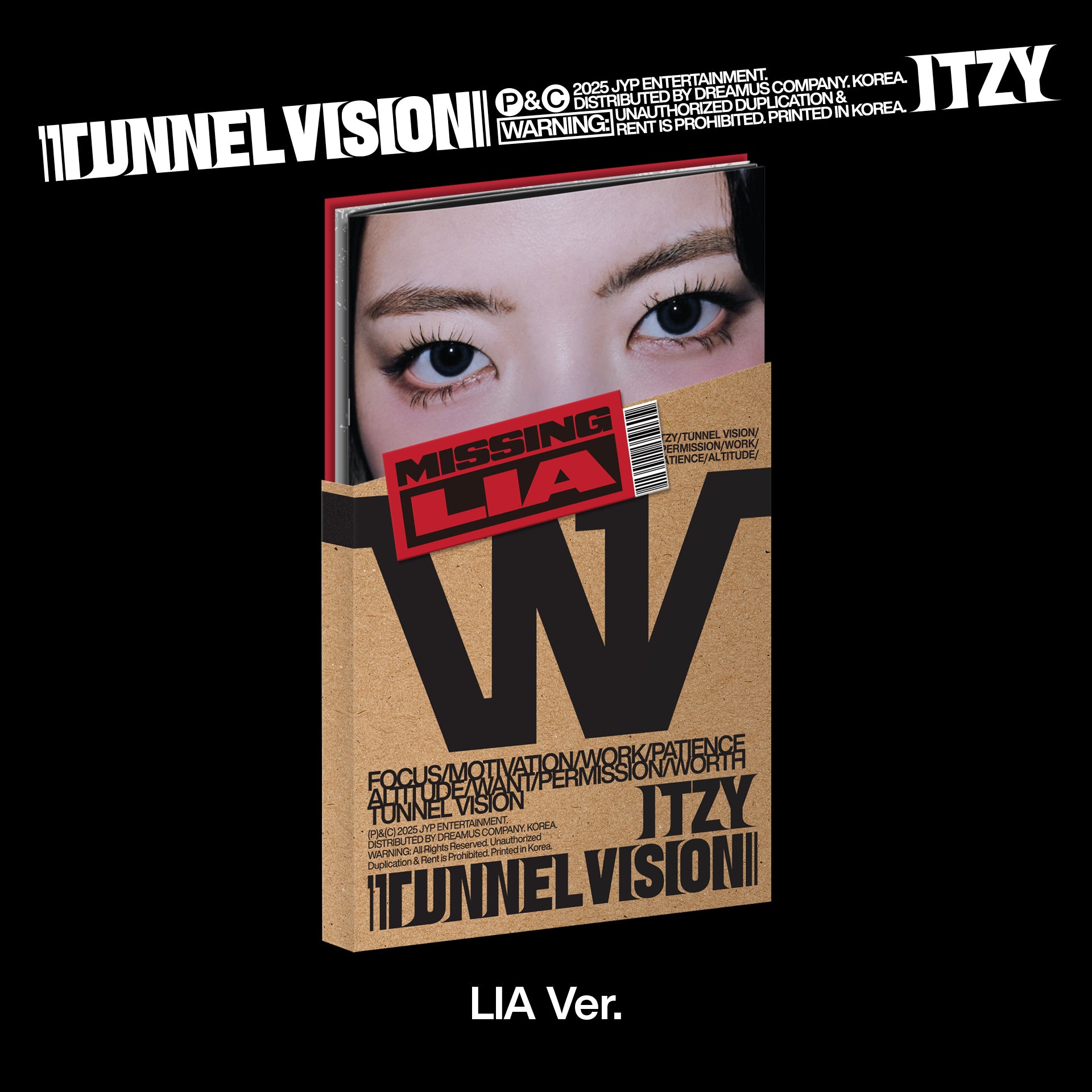 ITZY - TUNNEL VISION  (Member ver.)