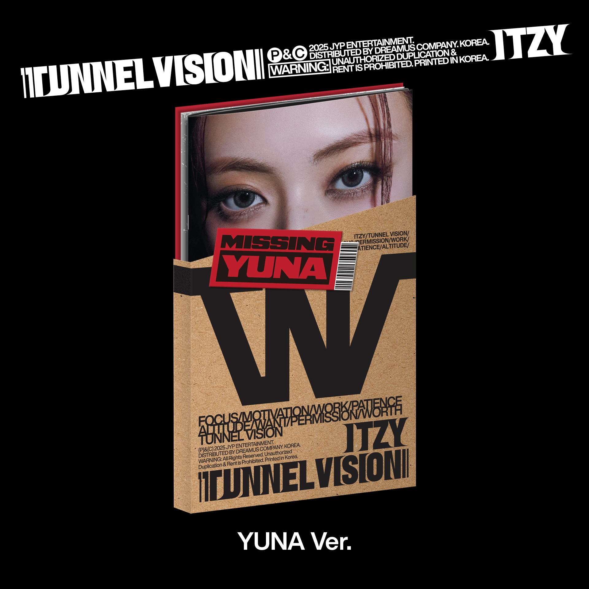 ITZY - TUNNEL VISION  (Member ver.)