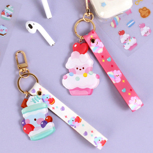 BT21 Sweetie Figure Acrylic Strap Keyring