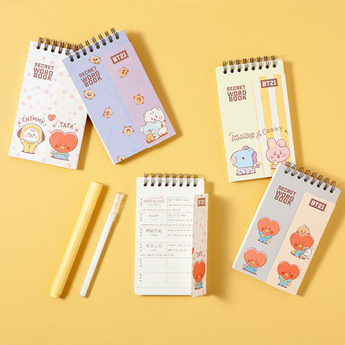 BT21 Secret Word book