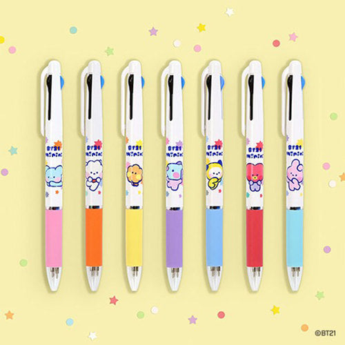 BT21 minini 3 Color Ballpoint Pen 0.7mm