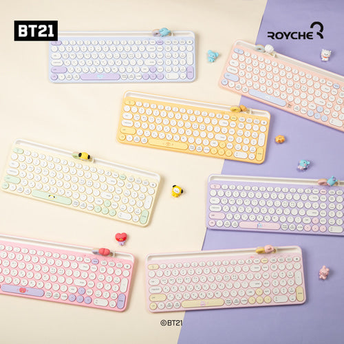 BT21 minini Figure Multi-Pairing Keyboard