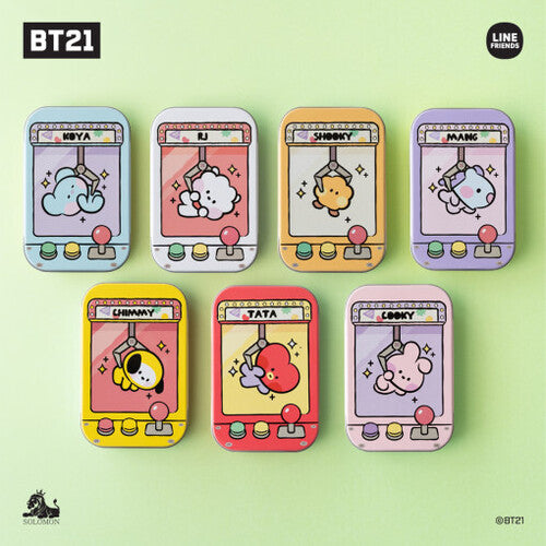 BT21 Tin Case for Organizing Stationery and Toys