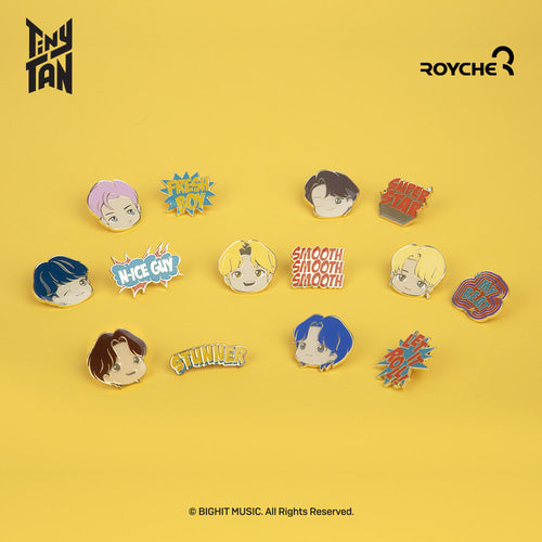BTS TinyTAN BUTTER Metal Pin Badge