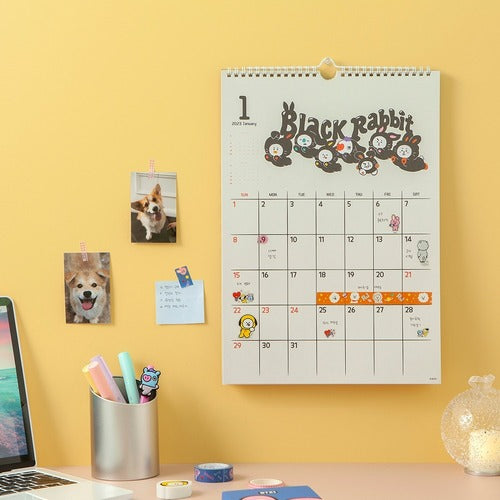 BT21 2023 Month Wall Calendar