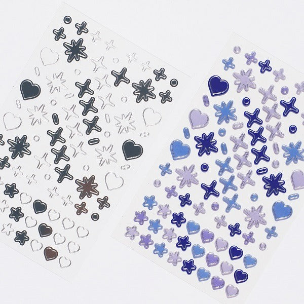 Be On :D Silver and Deco Sticker
