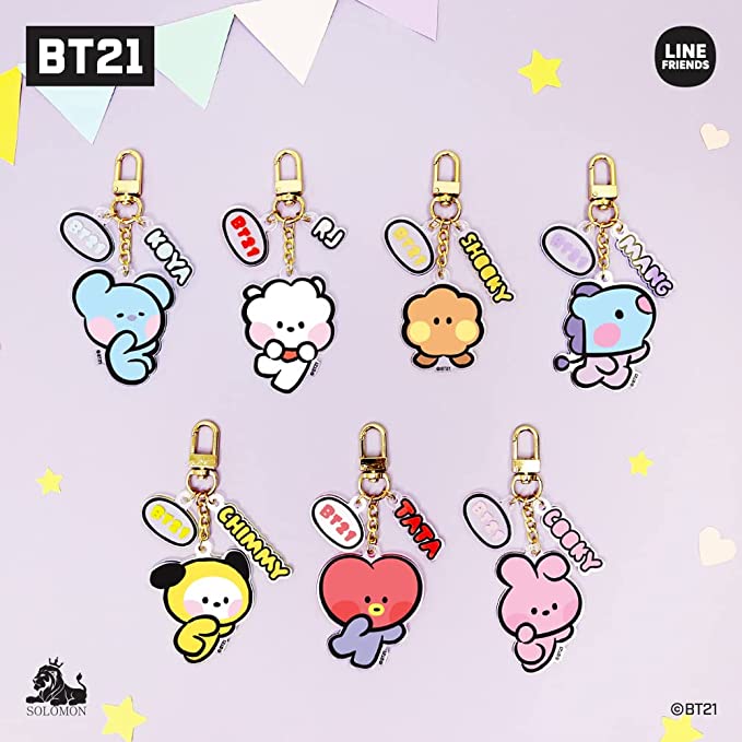 BT21 minini Acrylic Keyring Ver3