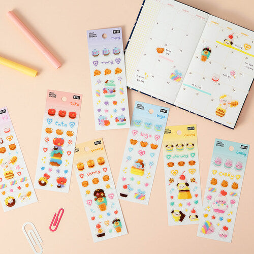 BT21 Sweety Clear Sticker