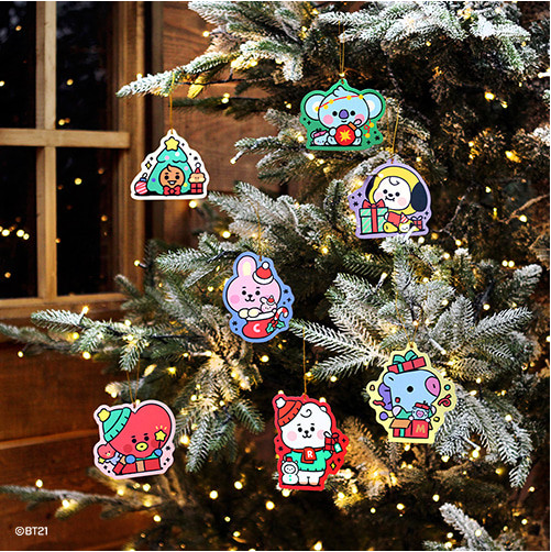 BT21 Christmas Tree Ornament Postcard
(7ea 1set)