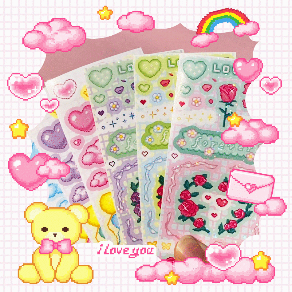 Be On :D Cyber Love Twinkle Seal Sticker