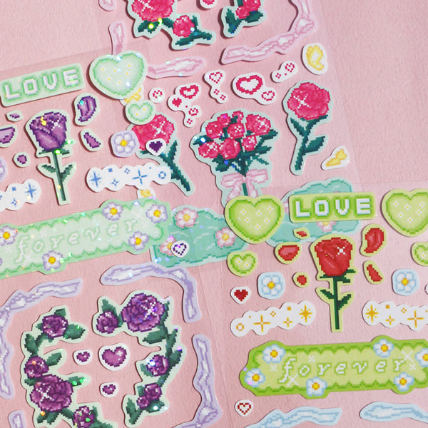 Be On :D Cyber Love Twinkle Seal Sticker