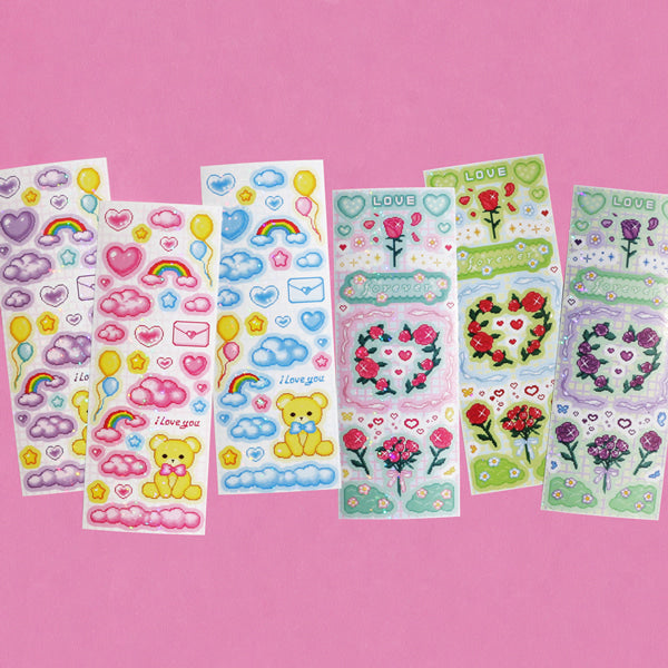 Be On :D Cyber Love Twinkle Seal Sticker