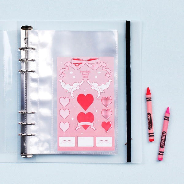 Be On :D Refill for A5 Deco Pocket 6 Hole File (Single Side Sticker)