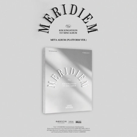 NU'EST KIM JONGHYEON - MERIDIEM (Platform ver.)