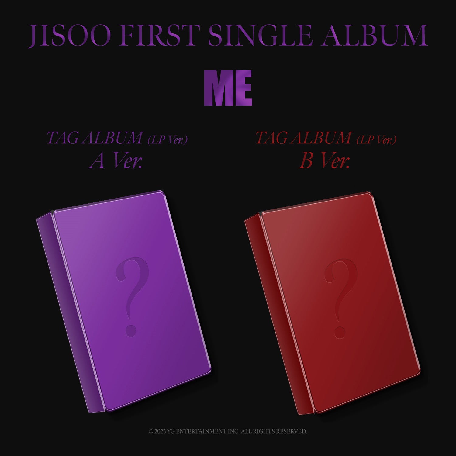 BLACKPINK JISOO - ME (YG TAG ALBUM (LP ver.))