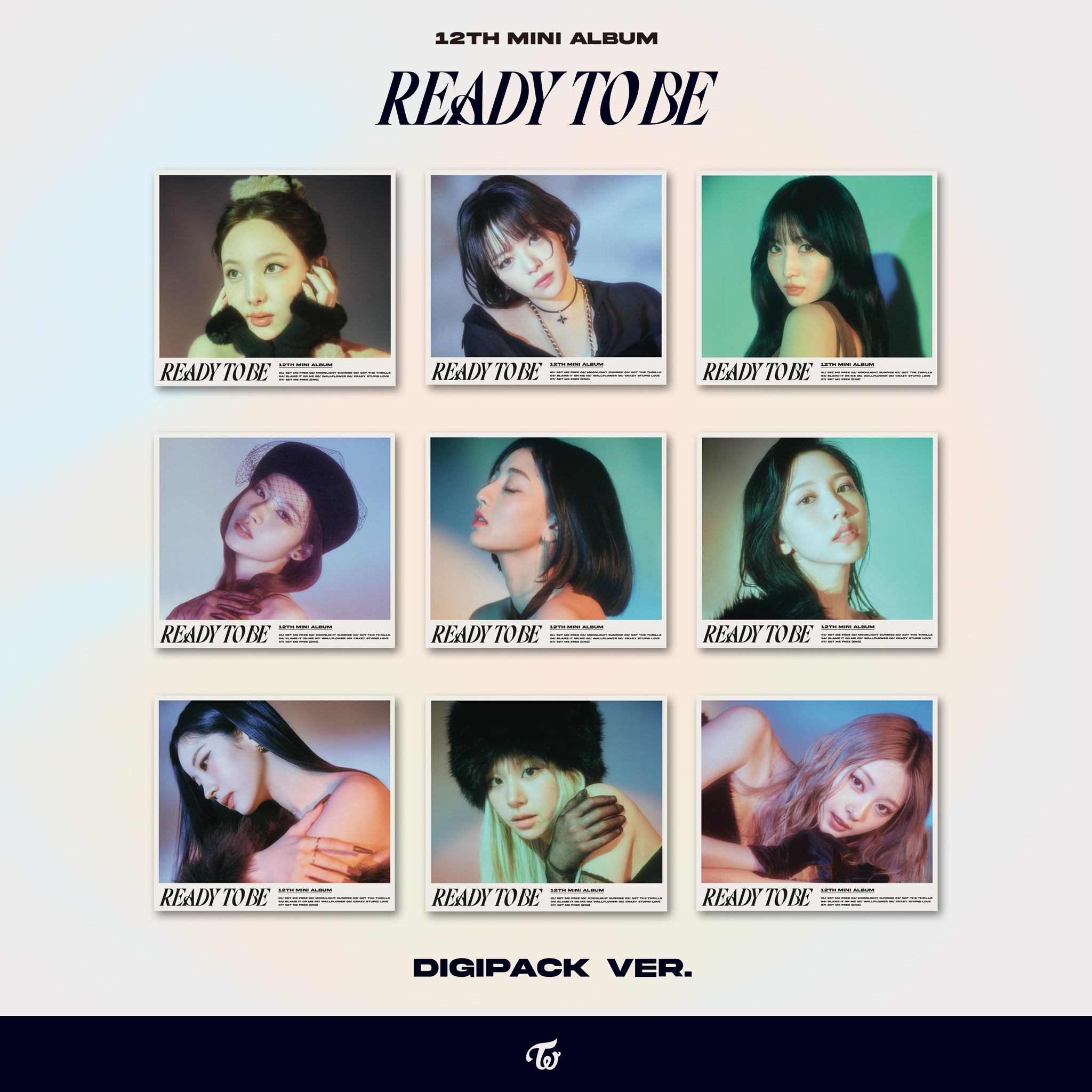 TWICE - READY TO BE (Digipack ver.)